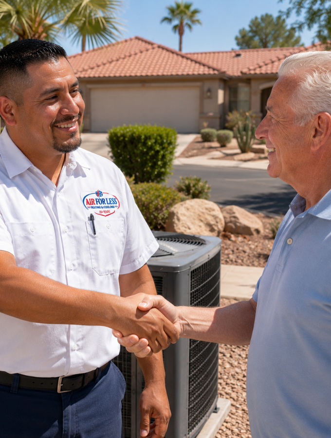 Air For Less serving a Las Vegas homeowner