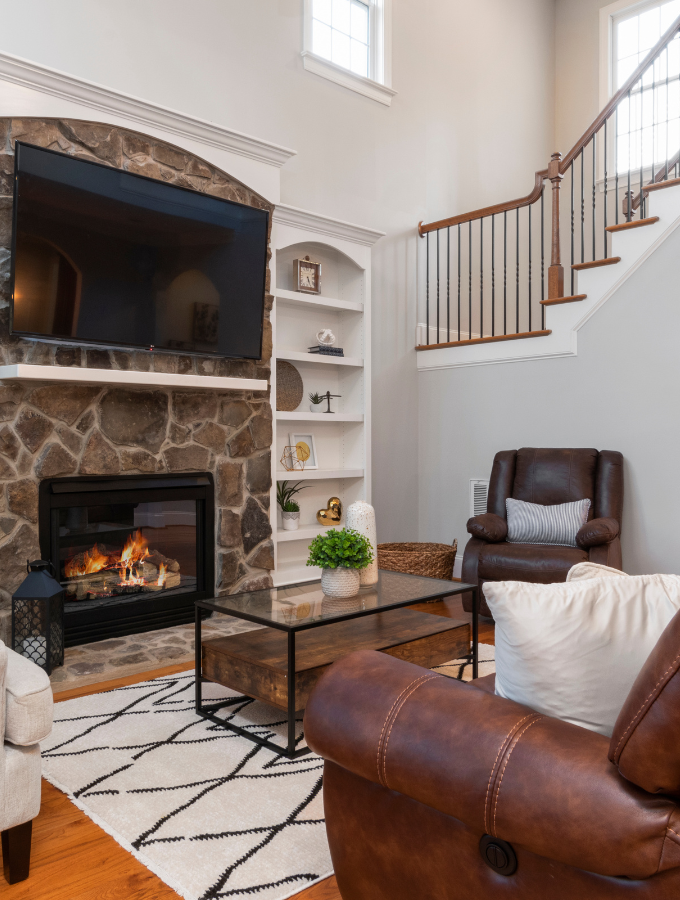 Air For Less technician servicing a furnace